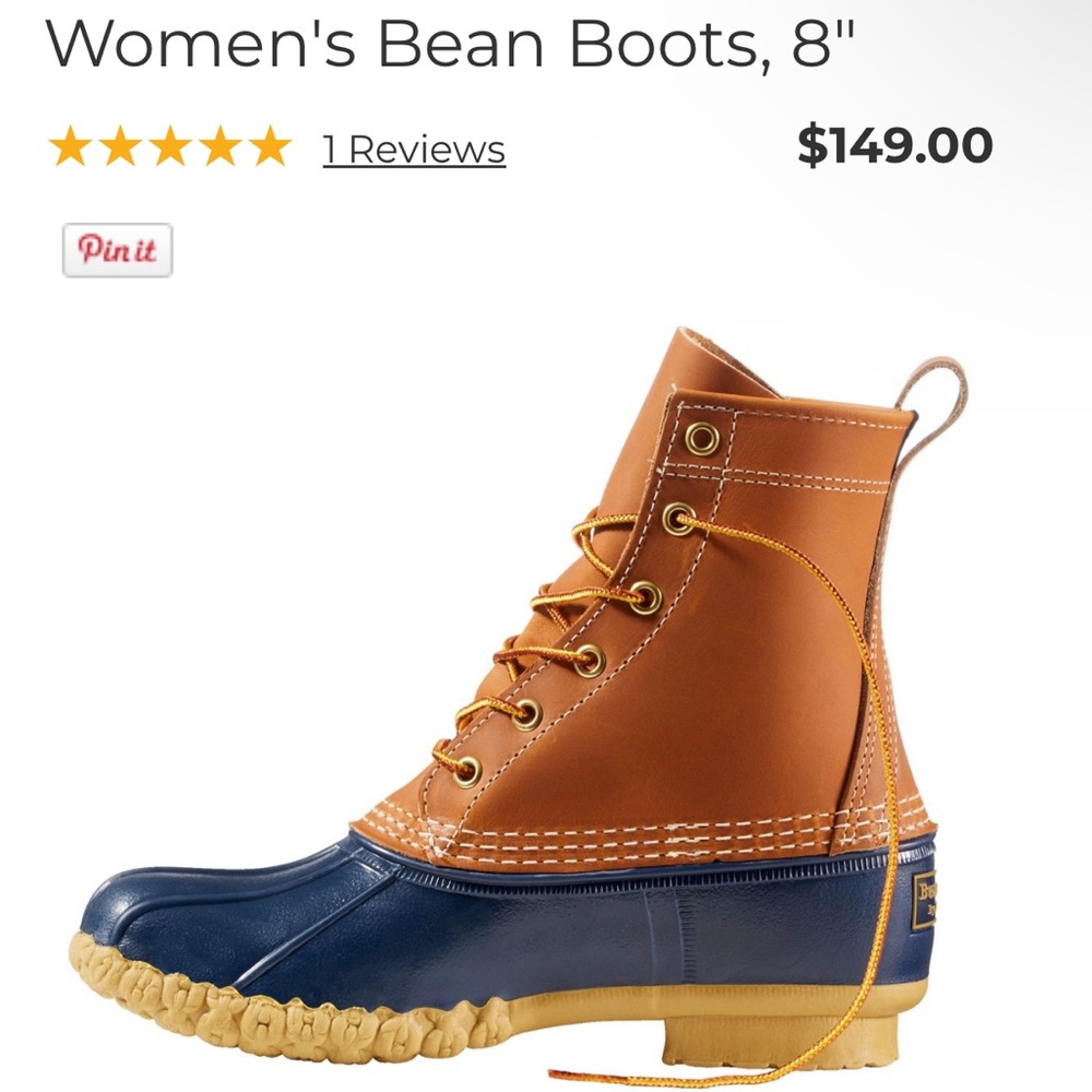 L. L. Bean women’s NEW weather proof duck boots size 6 - Picture 2 of 12